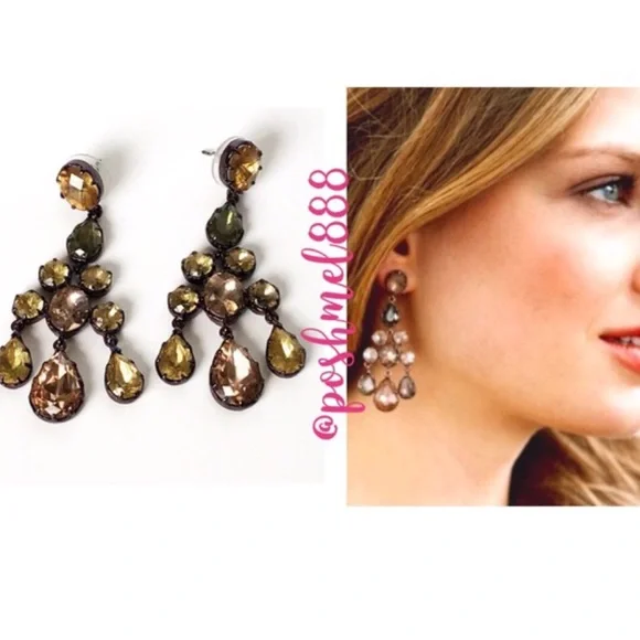 Stella & Dot | Vintage Champagne+Citron+SmokeyQaurtz Retired Estate Chan… - Picture 1 of 6